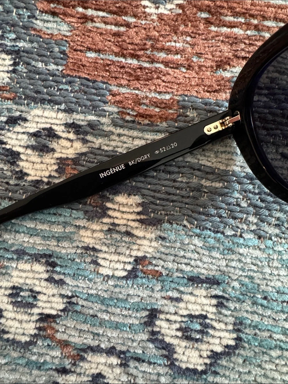 Doen x Garrett Leight Black Cat-Eye Sunglasses